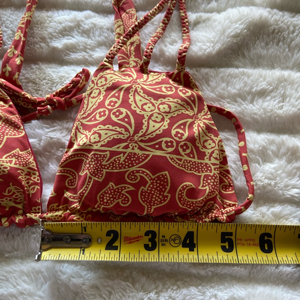 San Lorenzo bikini halter braided top - Picture 3 of 3